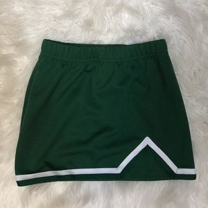 Green Cheerleading Skirt